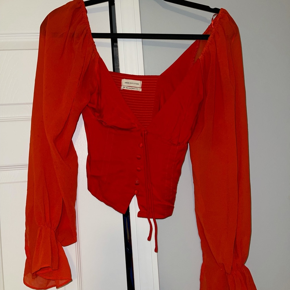 Red blouse - Picture 3 of 5